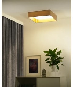 Brilagi-LED Fényerőszabályozható VELVET SQUARE LED/36W/230V Wi-Fi Tuya + távirányító bézs