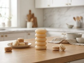 Oszlop gyertya MACARON 11,5 cm világossárga