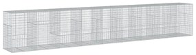 horganyzott vas gabion kosár fedéllel 900 x 100 x 150 cm