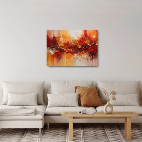 Üveg kép - Absztrakció (70x50 cm)