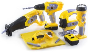 G21 játék - DELUXE TOOLS elemes szerszámkészlet 10 darab