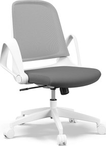 SENSE7 Sopty irodai forgószék, fehér és szürke