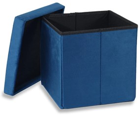 Kék összecsukható ülőke CUBEXO VELVET M