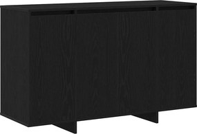 vidaXL Széf Musta tammi 120 x 41 x 75 cm Faanyag