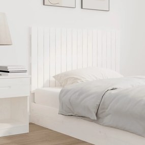 fehér tömör fenyőfa fali fejtámla 108 x 3 x 60 cm