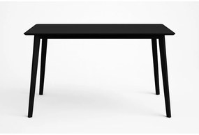 Étkezőasztal fekete asztallappal 70x120 cm Vojens – House Nordic