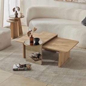 Luna 4 - Bronze, Sapphire Oak