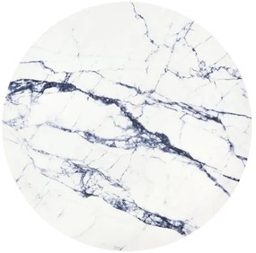 Kávésasztal HARISSA 41x42 cm arany/fehér márvány dekoráció