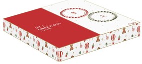 Porcelán lapostányér szett 2 db-os 27 cm díszdobozban Christmas Twist