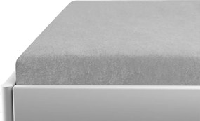 Gyerek frottír lepedő 70x140 cm világosszürke