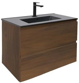 SAT B-Way Fürdőszobaszekrény mosdóval 79x50x45 cm dió matt BWAY280NUTU4BB