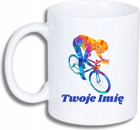 Fehér Bögre Kerékpárosnak Ajándék Vicces Személyre Szabott Felirat