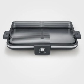 Severin PG 8564 - Asztali elektromos grillsütő 2300W/230V 50x30 cm fekete