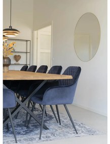 Jersey tükör acél, rézhatású, ø100 cm