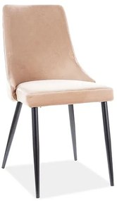 PIANO B VELVET bézs színű szék