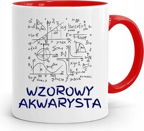 Akvarista Bögre Piros Születésnapi Ajándék fényképes nyomtatással