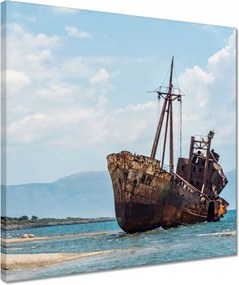 Vászonkép 40x40 Tengerészet Tengeri hajók