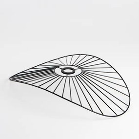 Brilagi - LED felületre szerelhető csillár CERIA WIRE 1xE27/40W/230V 40x56 cm fekete/tölgy