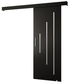 Tolóajtó 70 cm Slavdro 3 (matt fekete). 1108773