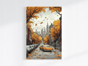 Canvas Vászonkép New York Város Usa Manhattan Utca Ősz 40x60