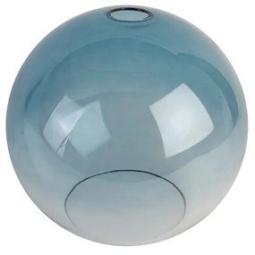Függesztett lámpaüveg kék 30cm - Sandra