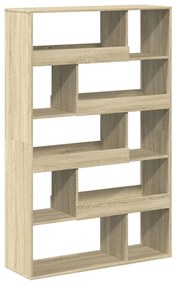 sonoma tölgy színű szerelt fa térelválasztó 100 x 33 x 156,5 cm