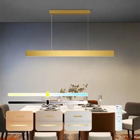 Brilagi - LED Dimmelhető csillár zsinóron SLIMLINE LED/40W/230V 3000-6000K arany + távirányító