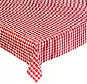 Abrosz Foltálló Asztal Greta Rács Piros 160x220 cm