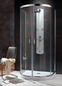 Radaway Premium Plus P falsíkra szerelhető zuhanykabin átlátszó
