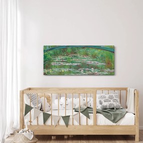 Kép - Claude Monet, The Japanese Footbridge, reprodukciók (120x50 cm)