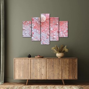 Kép - Tengerparti hangulat rózsaszín árnyalatokban (150x105 cm)
