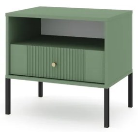 ISEO STOLIK NOCNY IS06 SMOKE GREEN/CZARNE NOGI 5W