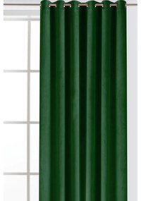 Zöld bársony dimout (részleges sötétítő) függöny 140x270 cm Velto – Filumi