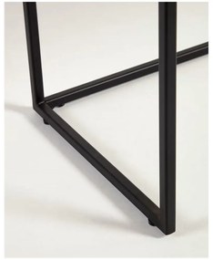 Konzolasztal tölgyfa dekorral 120x30 cm Yona - Kave Home