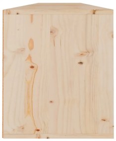 2 darab tömör fenyőfa faliszekrény 100 x 30 x 35 cm