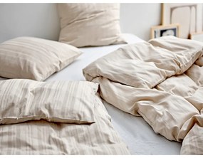 Bézs egyszemélyes damaszt ágyneműhuzat 140x200 cm Noble – Södahl