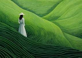 Poszter 59,4x42cm Átjáró a végtelen mezőkön