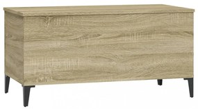 sonoma tölgy színű szerelt fa dohányzóasztal 90x44,5x45 cm