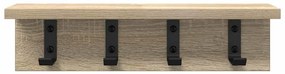 Fali Kabáthorog sonoma tölgy 40 x 10.5 x 10.5 cm Faanyag