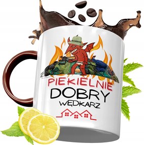 Bordó Bögre Horgászoknak Születésnapra Ajándék fényképes nyomtatással