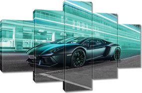 Vászonkép 120x80 Szuper autó Türkiz
