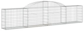 20 db íves horganyzott vas gabion kosár 300x30x60/80 cm