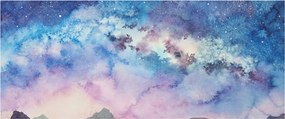 Kép - Milky Way, akvarell (120x50 cm)
