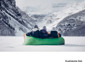 Felfújható babzsák/lazy bag, kék, LEBAG