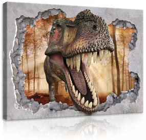Vászonkép, Dinoszaurusz, 100x75 cm méretben