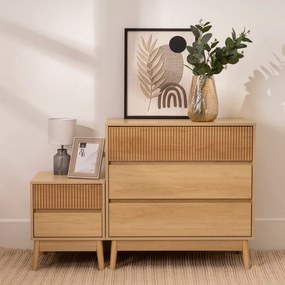 Natúr színű éjjeliszekrény Iona – Casa Selección