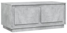 Betonszürke szerelt fa dohányzóasztal 102x50x44 cm