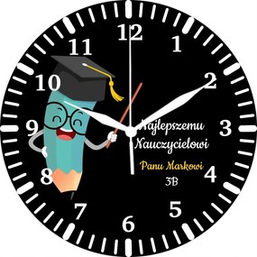 Pedagógusnapi Falióra Köszönetnyilvánítás Személyre szabott 35 cm