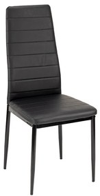 Nicole 4+1 étkező garnitúra fekete