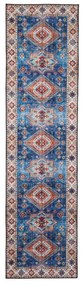 Kék futószőnyeg 60x225 cm Topaz – Think Rugs